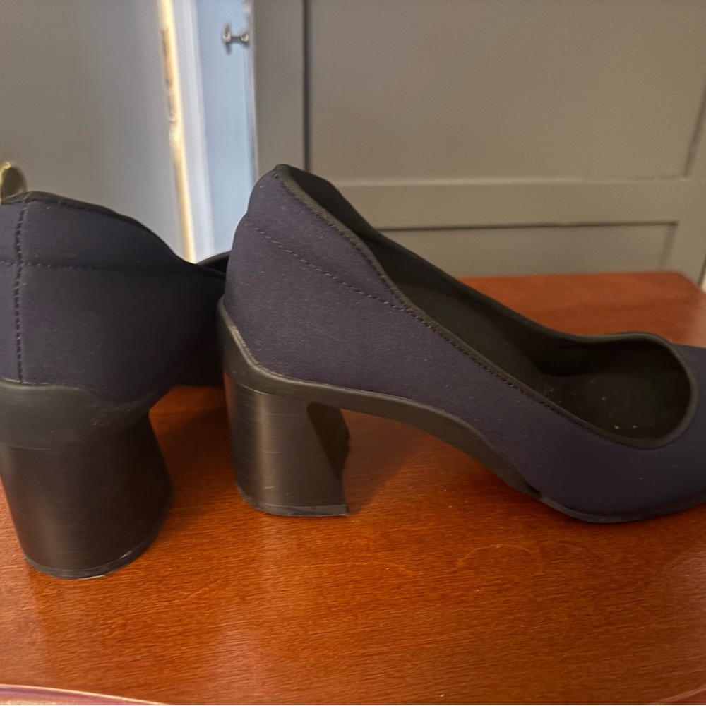 AEROSOLES navy blue Women's Block Heel Shoes